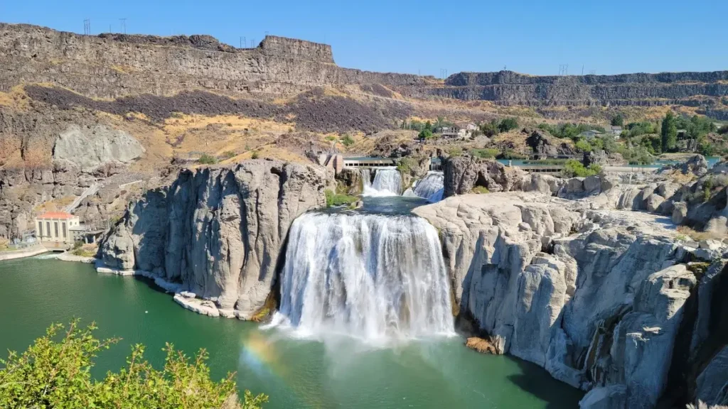 Shoshone Falls in Idaho, near some of the state's best marathons.