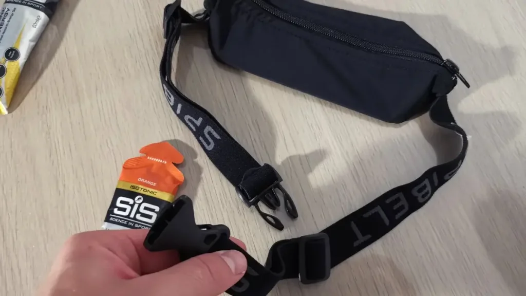 SPIbelt showing the buckle and the adjustable strap.